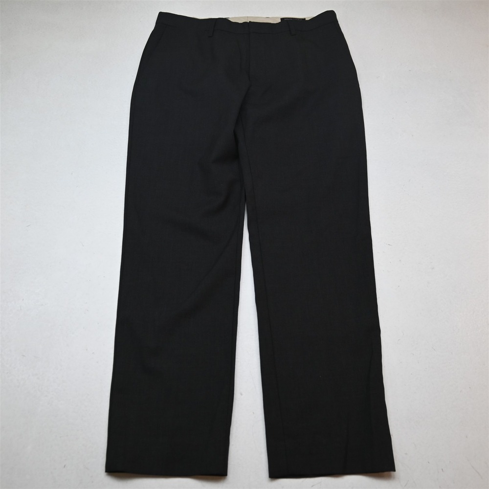 Banana Republic 32x30 Charcoal Gray 100% Wool Modern Slim Fit Dress Mens Pants